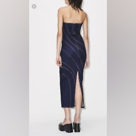 NWT Size Small Zara Denim dress - Picture 3 of 10